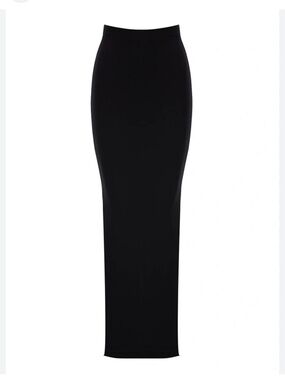 naked wardrobe Black Maxi Skirt